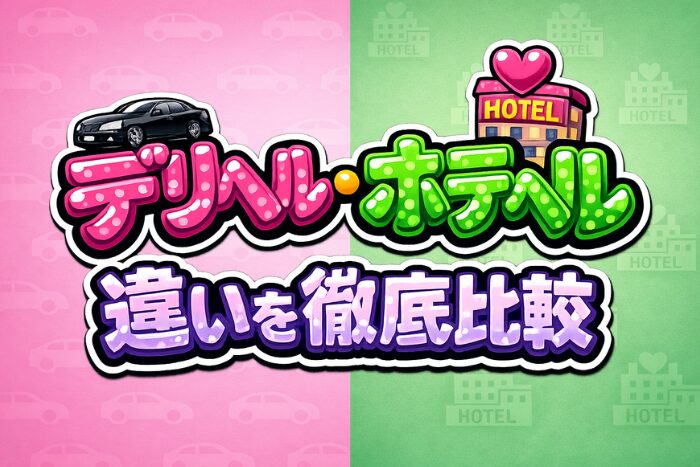 デリヘルとホテヘルの違いを徹底比較
