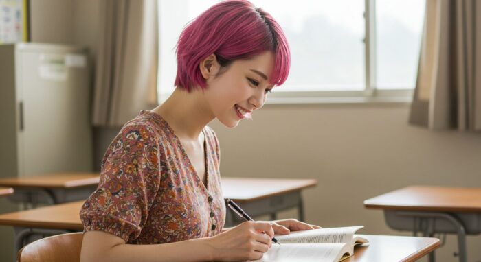 講習を受ける風俗嬢