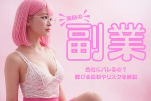風俗の副業は会社にバレる？稼げる給料やリスクなどを解説