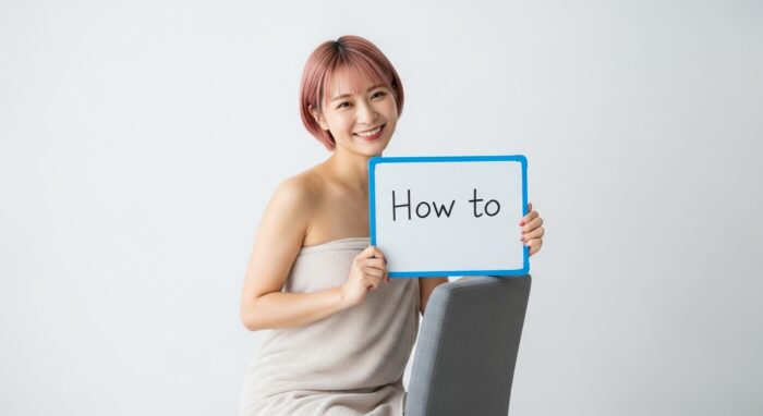 顔面騎乗位のやり方