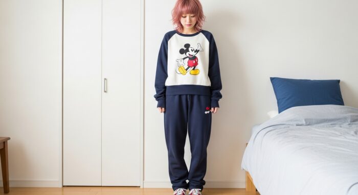 ミッキーのスウェットを着ている風俗嬢