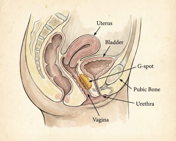 Gスポットの位置