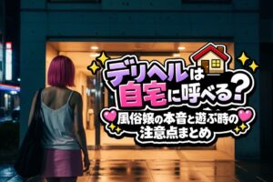デリヘルは自宅に呼べる？風俗嬢の本音と遊ぶ時の注意点まとめ