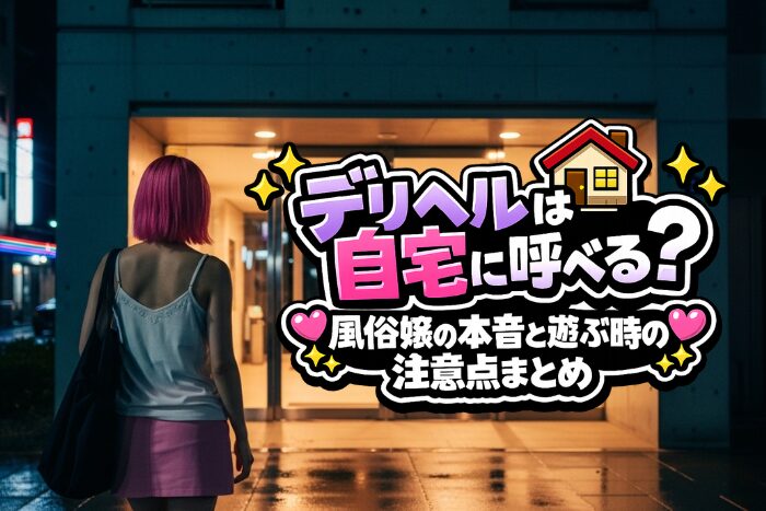 デリヘルは自宅に呼べる？風俗嬢の本音と遊ぶ時の注意点まとめ