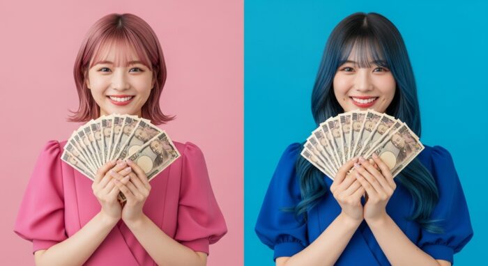 お金を持つデリヘル嬢とホテヘル嬢