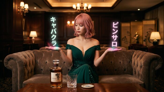 キャバクラとピンサロを比べるおっパブ嬢