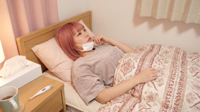 風邪で寝込む風俗嬢