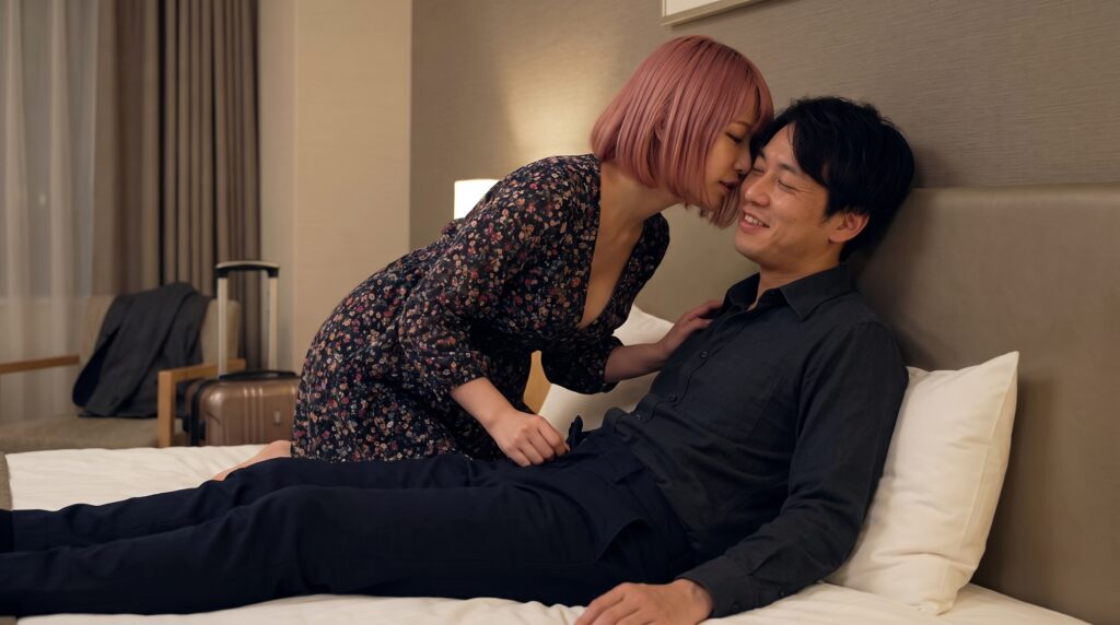 3点責めをする風俗嬢