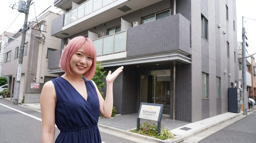 寮を紹介する風俗嬢