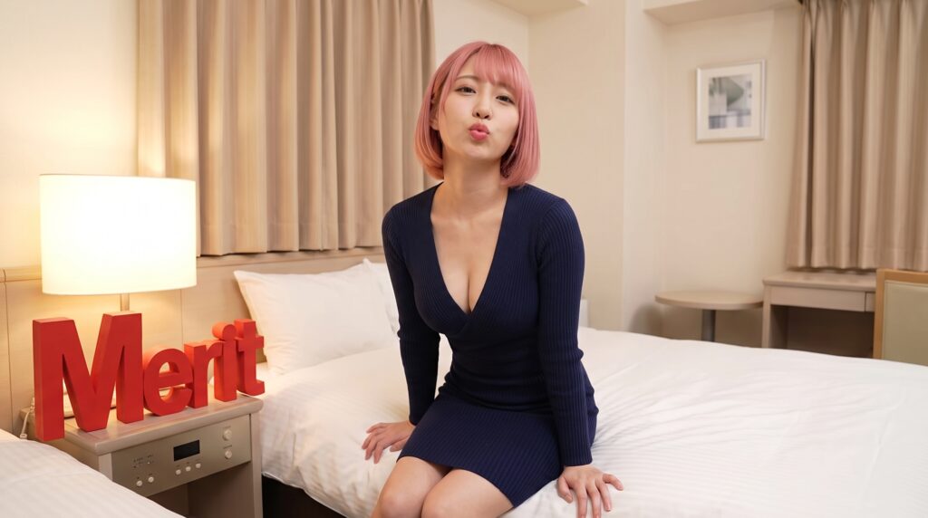 キス顔の風俗嬢