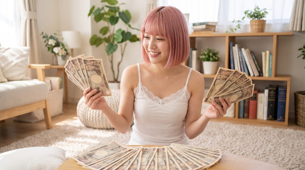 稼ぐ貧乳風俗嬢